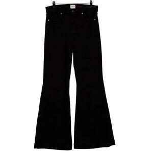 Alice + Olivia Black Flare Jeans